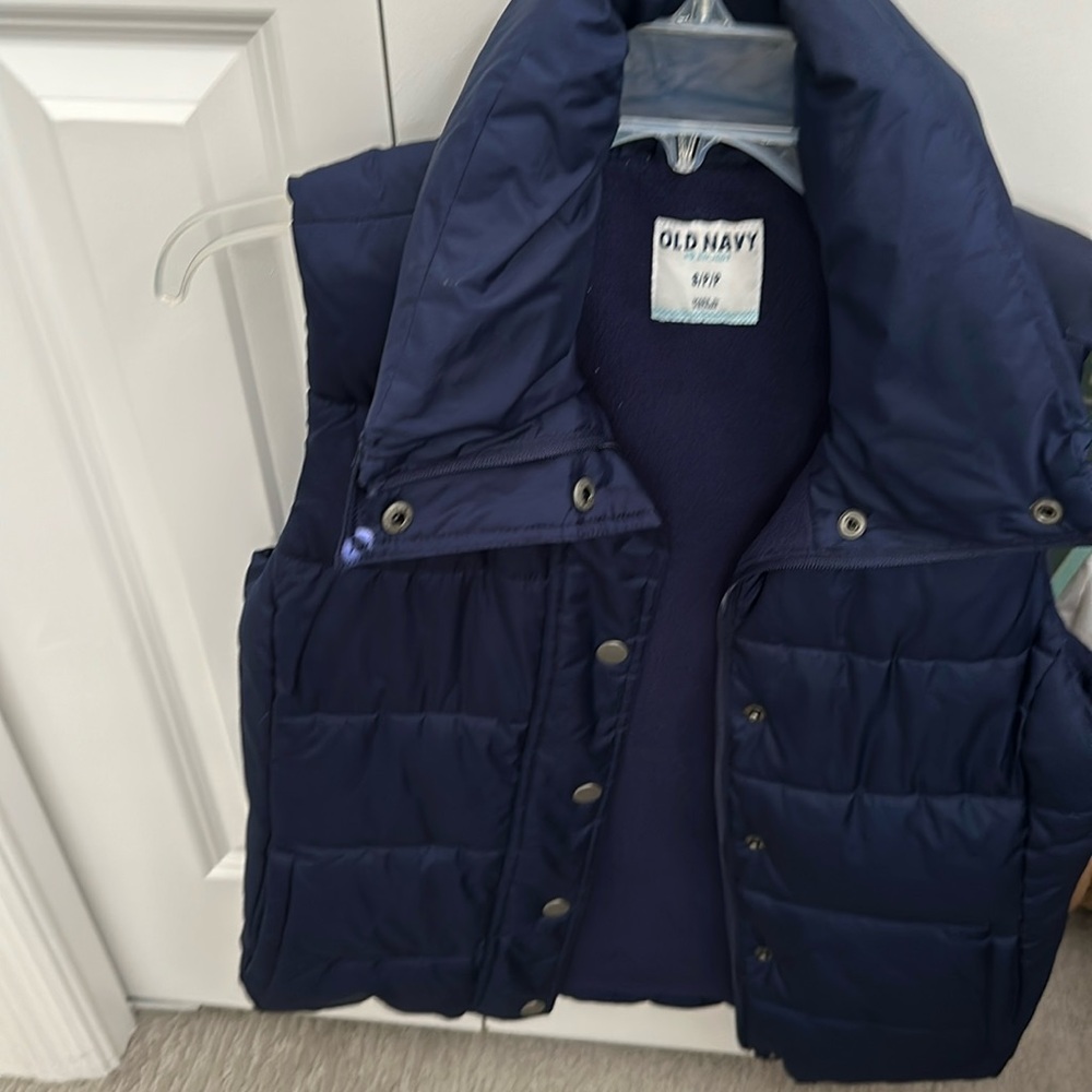 Old Navy SM Puffer Vest Navy Blue